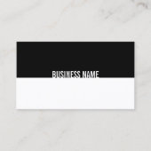 白黒エレガントデザインシンプルモダンカッコいい 名刺 (正面)