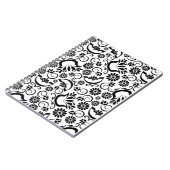 白黒エレガントノートブック ノートブック (左側)