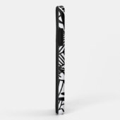 白黒エレガントボヘミアン植物学 Case-Mate iPhoneケース (裏面/右)