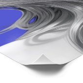 白黒エレガントポートレートアート ポスター (コーナー)