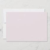 白黒エレガントマグノリア茶ブライダル時間 招待状 (裏面)