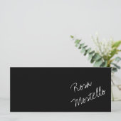 白黒エレガントミニマル企業名 (スタンド正面)