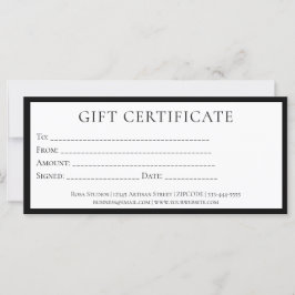 白黒エレガントミニマル企業名