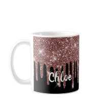 白黒エレガントローズ金ゴールドフェイクグリッター 