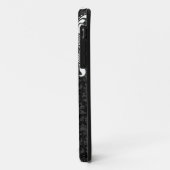 白黒エレガントヴィンテージフローラマスク Case-Mate iPhoneケース (裏面/左)