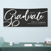 白黒エレガント卒業生 横断幕 (トレードショー)