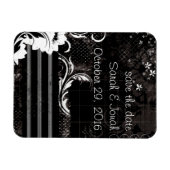 白黒エレガント可撓磁石 マグネット (横)