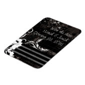 白黒エレガント可撓磁石 マグネット (左側)