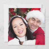 白黒エレガント広場結婚氏 招待状 (裏面)