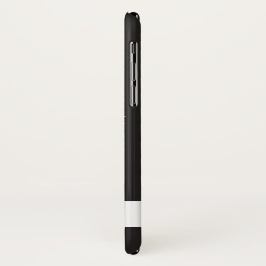 白黒エレガント植物熱帯枝 Case-Mate iPhoneケース (裏面/左)