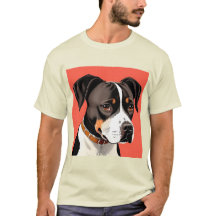 白黒エレガント犬のポートレート