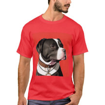 白黒エレガント犬のポートレート