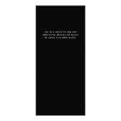 白黒エレガント美容師サロン価格表 ラックカード (裏面)