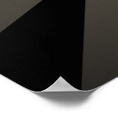 白黒エレキギターウィングポスター ポスター (角)