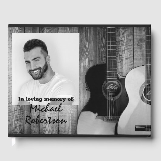 白黒エレキギター記念館 ゲストブック (正面)