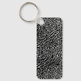 白黒エレファントプリント キーホルダー