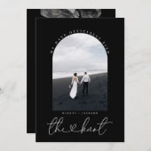 白黒エロペメント写真のお知らせ 招待状 (正面/裏面)