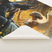 白黒エンジェル魔神秘の森 シェルパブランケット (3/4)