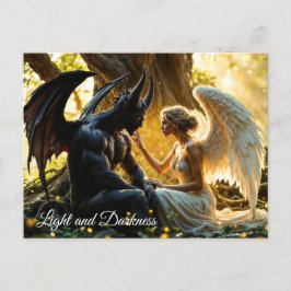 白黒エンジェル魔神秘の森 ポストカード