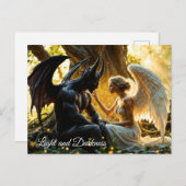 白黒エンジェル魔神秘の森 ポストカード (正面/裏面)