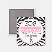 白黒エーラーズ – ダロス症候群EDSマグネット マグネット (正面/裏面)