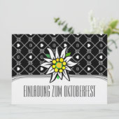 白黒オクトーバーフェスト招待状 招待状 (スタンド正面)