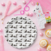 白黒オックスフォードタップシューダンス先生 ペーパープレート (パーティー)