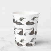 白黒オックスフォードタップシューダンス先生 紙コップ (右)