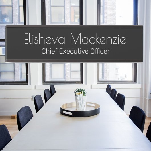 白黒オフィスドアの署名シンボルや象徴名プレート サインプレート