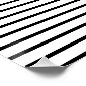 白黒オペアートブラウンダイヤモンド ポスター (コーナー)