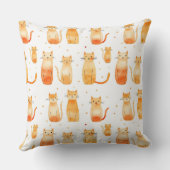 白黒オレンジキャッツ クッション (裏面)