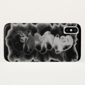 白黒オーキ絵画ッドの熱帯フローラ Case-Mate iPhoneケース (裏面(横))