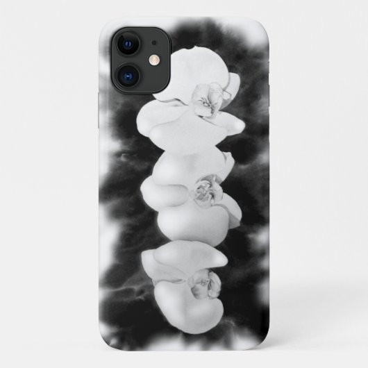白黒オーキ絵画ッドの熱帯フローラ Case-Mate iPhoneケース (裏面)