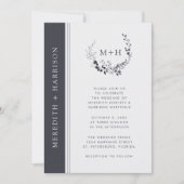 白黒オールインワン結婚ズ 招待状 (正面)