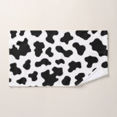 白黒カウコウィドプリント バスタオルセット (ハンドタオル)