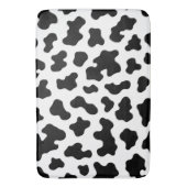 白黒カウコウィドプリント バスマット (正面縦)