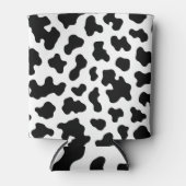 白黒カウコウィドプリント 缶クーラー (正面)