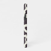 白黒カウパターンプリント iPhoneケース (右側)