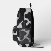 白黒カウパターンモノグラム プリントバックパック (右)
