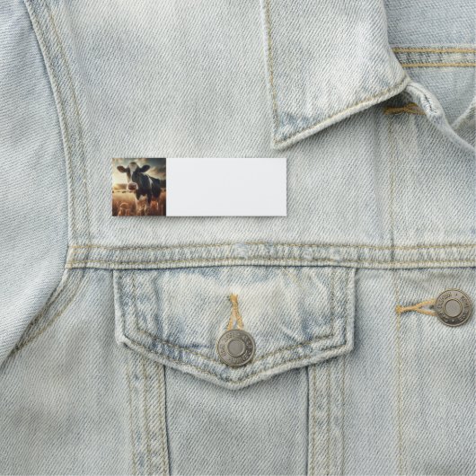 白黒カウファームアニマルアート 名札 (インサイチュ)