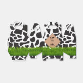 白黒カウファームアニマルバースデーパーティーテーマ フェイバーボックス (折り畳みなし)