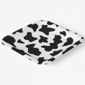 白黒カウプリントファームバーンバースデーパーティー ペーパープレート (傾斜あり)