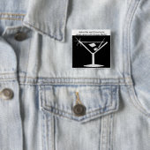 白黒カクテルブライダルシャワー名ピン 缶バッジ (インサイチュ)