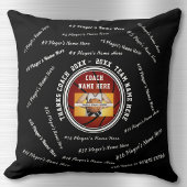 白黒カスタムのコーチへの贈り物 クッション
