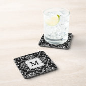 白黒カスタムダマスク コースター (右側)