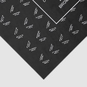 白黒カスタムティッシュペーパー 薄葉紙 (詳細)