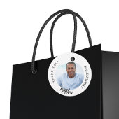 白黒カスタムフォトマン男の誕生日 フェイバータグ