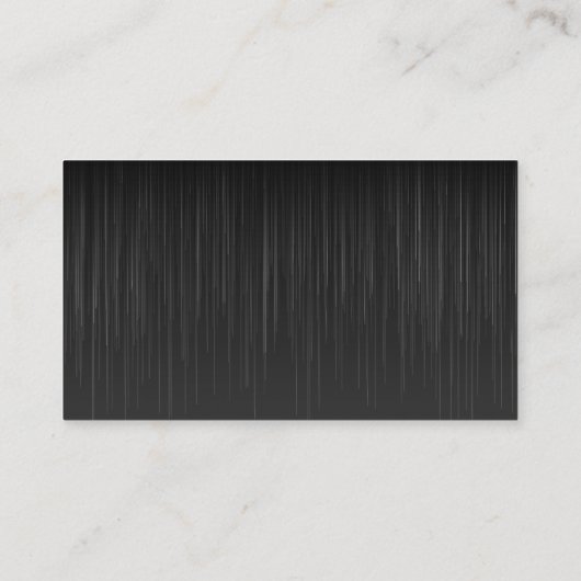 白黒カスタムプロフェッショナル 名刺 (裏面)