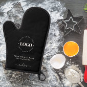 白黒カスタムロゴビジネスプロフェッショナル 鍋つかみ