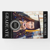 白黒カスタム写真卒業 横断幕 (横)